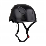 ProPlus Vented, Industrial Climbing Helmet, w/ Foam Impact Liner Black